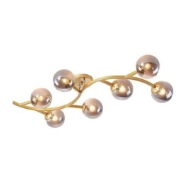 Lampada da soffitto moderna e minimalista a globo in vetro con montaggio a filo