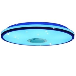 Plafoniera colorata da soffitto con funzione di temporizzazione dell'altoparlante musicale Bluetooth