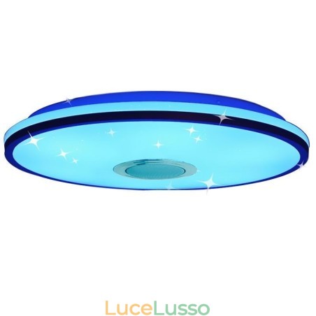Plafoniera colorata da soffitto con funzione di temporizzazione dell'altoparlante musicale Bluetooth Plafoniera colorata da soffitto con funzione di temporizzazione dell'altoparlante musicale Bluetooth