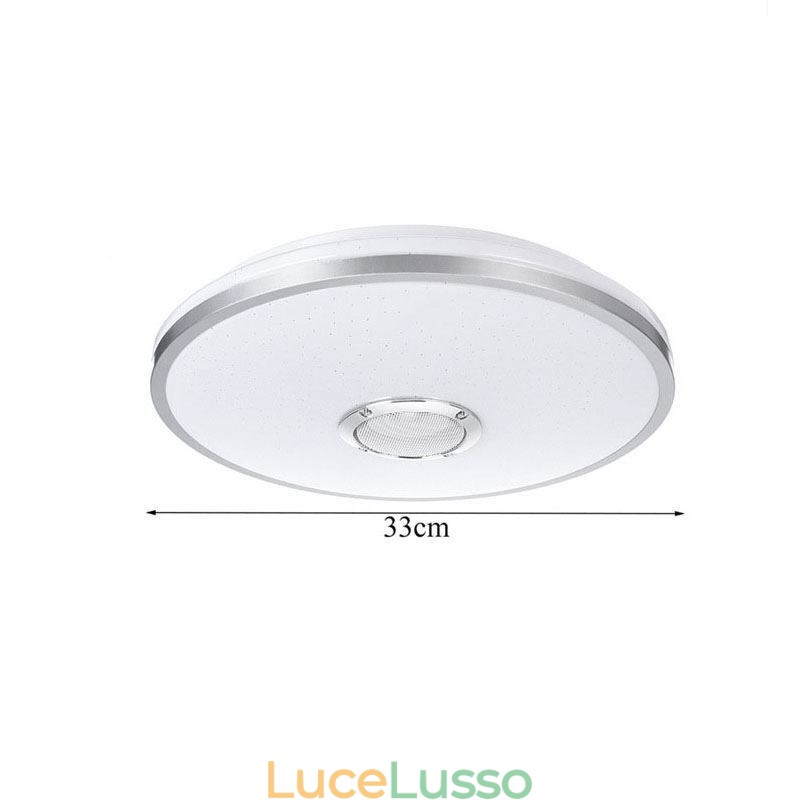Plafoniera colorata da soffitto con funzione di temporizzazione dell'altoparlante musicale Bluetooth