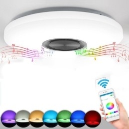 Lampada decorativa da incasso con telecomando APP, altoparlante musicale Bluetooth