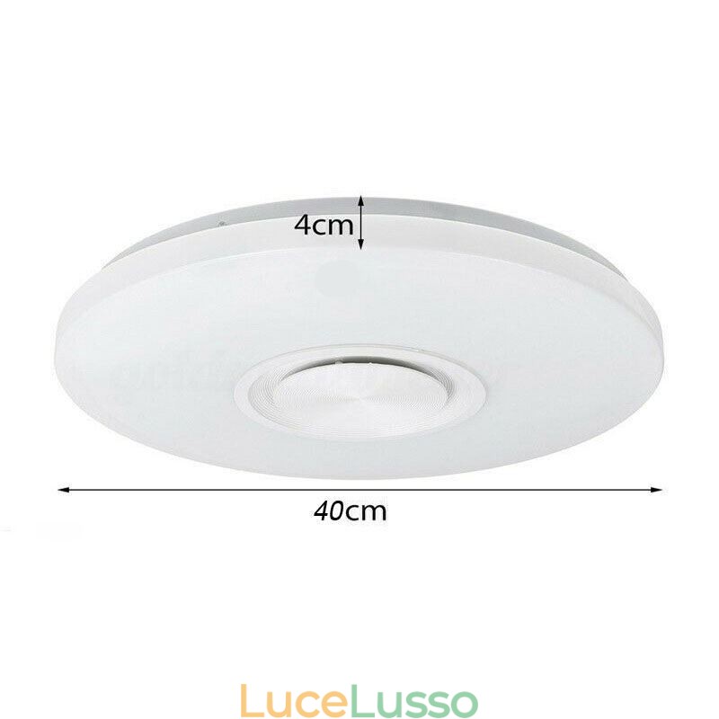 Lampada decorativa da incasso con telecomando APP, altoparlante musicale Bluetooth