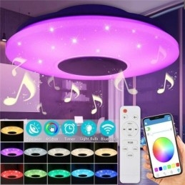 Lampada decorativa da incasso con telecomando APP, altoparlante musicale Bluetooth