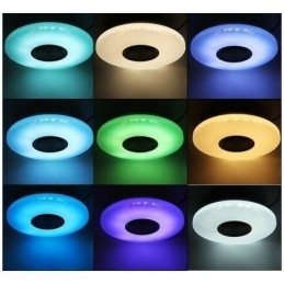 Lampada decorativa da incasso con telecomando APP, altoparlante musicale Bluetooth
