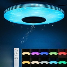 Lampada decorativa da soffitto a filo con controllo remoto tramite APP, altoparlante musicale Bluetooth