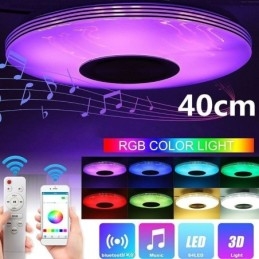 Lampada decorativa da soffitto a filo con controllo remoto tramite APP, altoparlante musicale Bluetooth