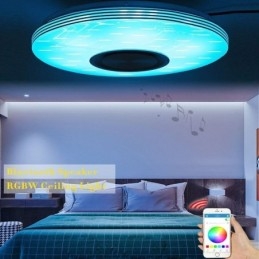 Lampada decorativa da soffitto a filo con controllo remoto tramite APP, altoparlante musicale Bluetooth