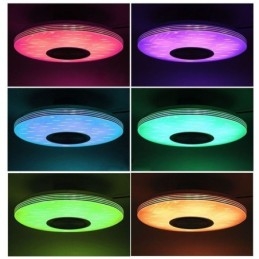 Lampada decorativa da soffitto a filo con controllo remoto tramite APP, altoparlante musicale Bluetooth