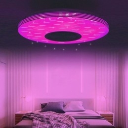 Lampada decorativa da soffitto a filo con controllo remoto tramite APP, altoparlante musicale Bluetooth