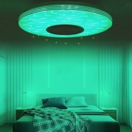 Lampada decorativa da soffitto a filo con controllo remoto tramite APP, altoparlante musicale Bluetooth