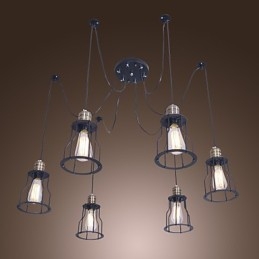 Lampadario in stile mini dipinto classico tradizionale vintage
