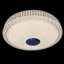 Lampada da soffitto decorativa con telecomando APP, altoparlante musicale Bluetooth, montaggio a filo