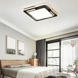 Lampada da soffitto moderna semplice da montare a filo, lampada quadrata in acrilico