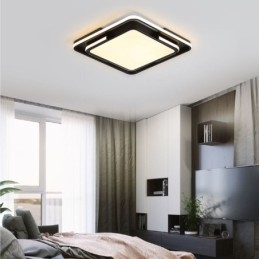 Lampada da soffitto moderna semplice da montare a filo, lampada quadrata in acrilico