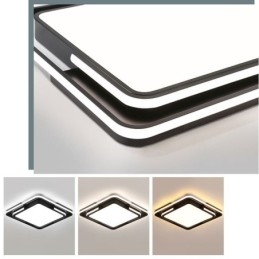 Lampada da soffitto moderna semplice da montare a filo, lampada quadrata in acrilico