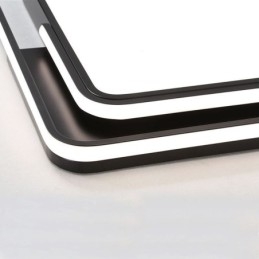 Lampada da soffitto moderna semplice da montare a filo, lampada quadrata in acrilico