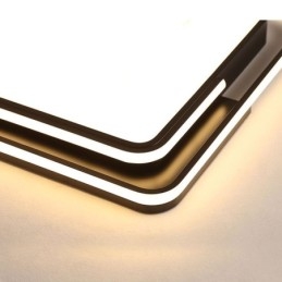 Lampada da soffitto moderna semplice da montare a filo, lampada quadrata in acrilico