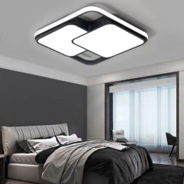 Moderna lampada da soffitto geometrica a filo con decorazione in acrilico