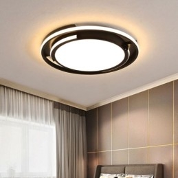 Lampada da soffitto circolare moderna e minimalista da soffitto a filo