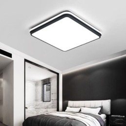 Lampada da soffitto a filo quadrata minimalista, illuminazione moderna in acrilico