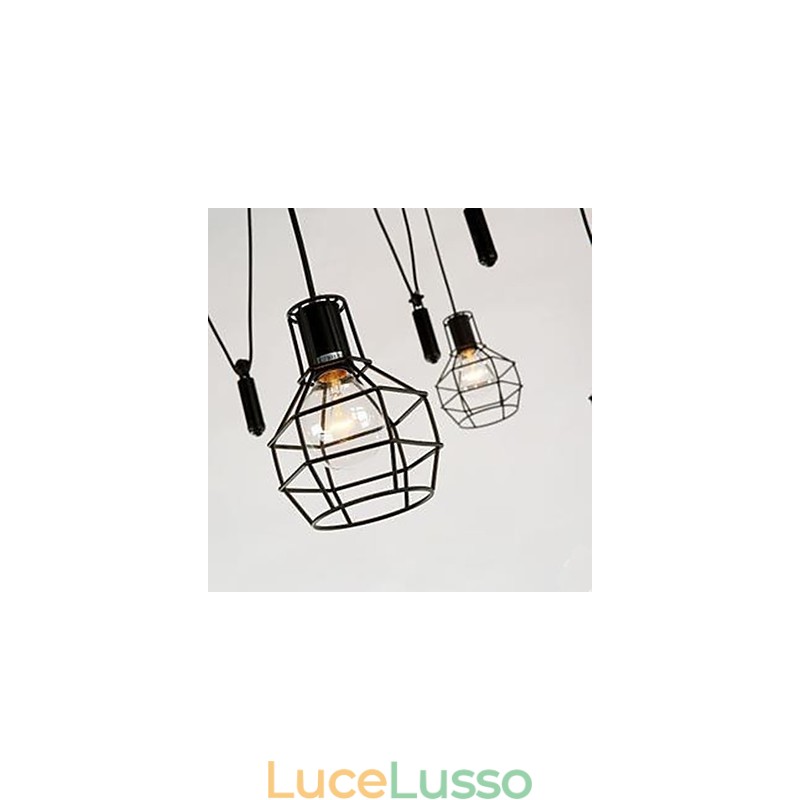Sala da pranzo Seduta Lampadario Lampade e lanterne americane in stile country Sollevamento Piccole gabbie Droplight