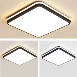 Lampada da soffitto a filo quadrata minimalista, illuminazione moderna in acrilico