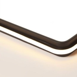 Lampada da soffitto a filo quadrata minimalista, illuminazione moderna in acrilico