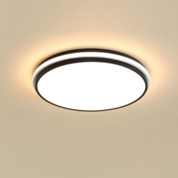 Lampada da soffitto circolare minimalista a filo, illuminazione moderna in acrilico