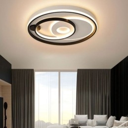 Lampada da soffitto moderna acrilica rotonda sovrapposta