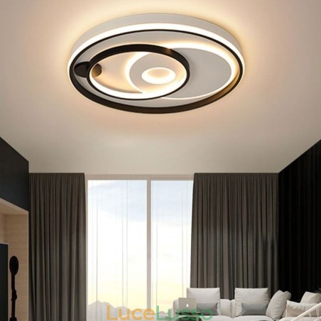 Lampada da soffitto moderna acrilica rotonda sovrapposta Lampada da soffitto moderna acrilica rotonda sovrapposta