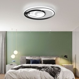 Lampada da soffitto moderna acrilica rotonda sovrapposta