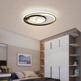 Lampada da soffitto moderna acrilica rotonda sovrapposta