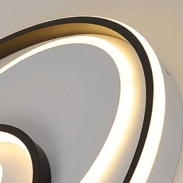 Lampada da soffitto moderna acrilica rotonda sovrapposta