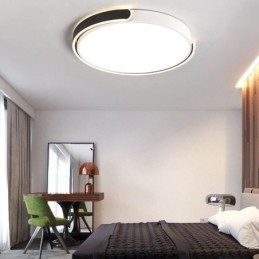 Lampada da soffitto rotonda in acrilico a filo