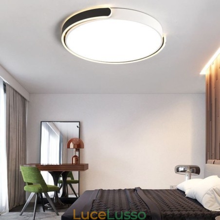 Lampada da soffitto rotonda in acrilico a filo Lampada da soffitto rotonda in acrilico a filo
