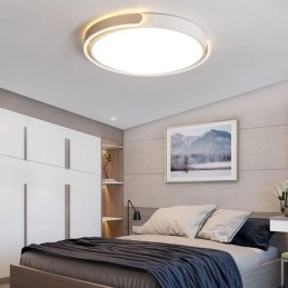 Lampada da soffitto rotonda in acrilico a filo