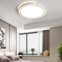 Lampada da soffitto rotonda in acrilico a filo