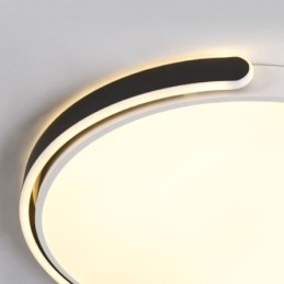 Lampada da soffitto rotonda in acrilico a filo