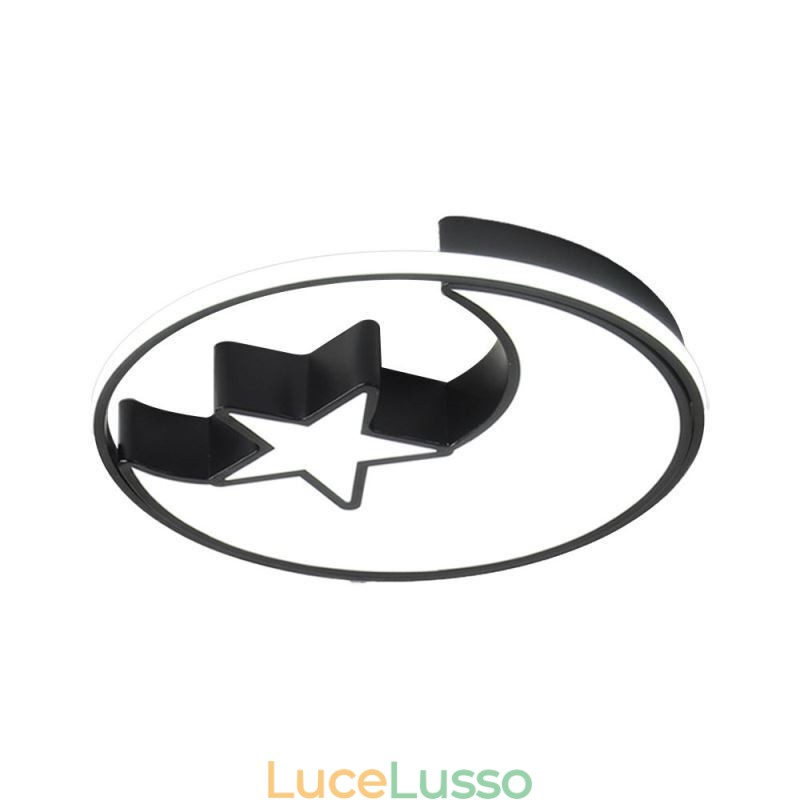 Lampada da soffitto a filo Moon & Star