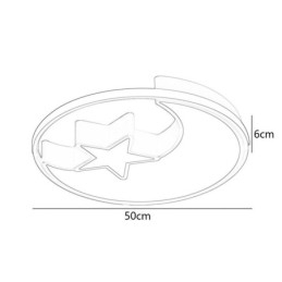 Lampada da soffitto a filo Moon & Star