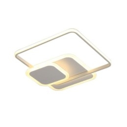 Plafoniera decorativa da soffitto con montaggio a filo, con cornici quadrate
