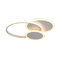 Lampada da soffitto moderna in acrilico con montaggio a filo rotondo