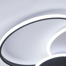 Lampada da soffitto moderna in acrilico con montaggio a filo rotondo