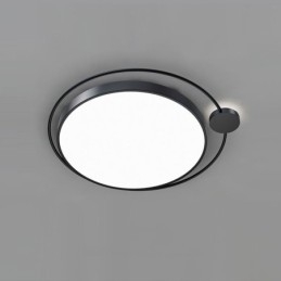 Lampada da soffitto in acrilico con montaggio a filo rotondo in stile semplice