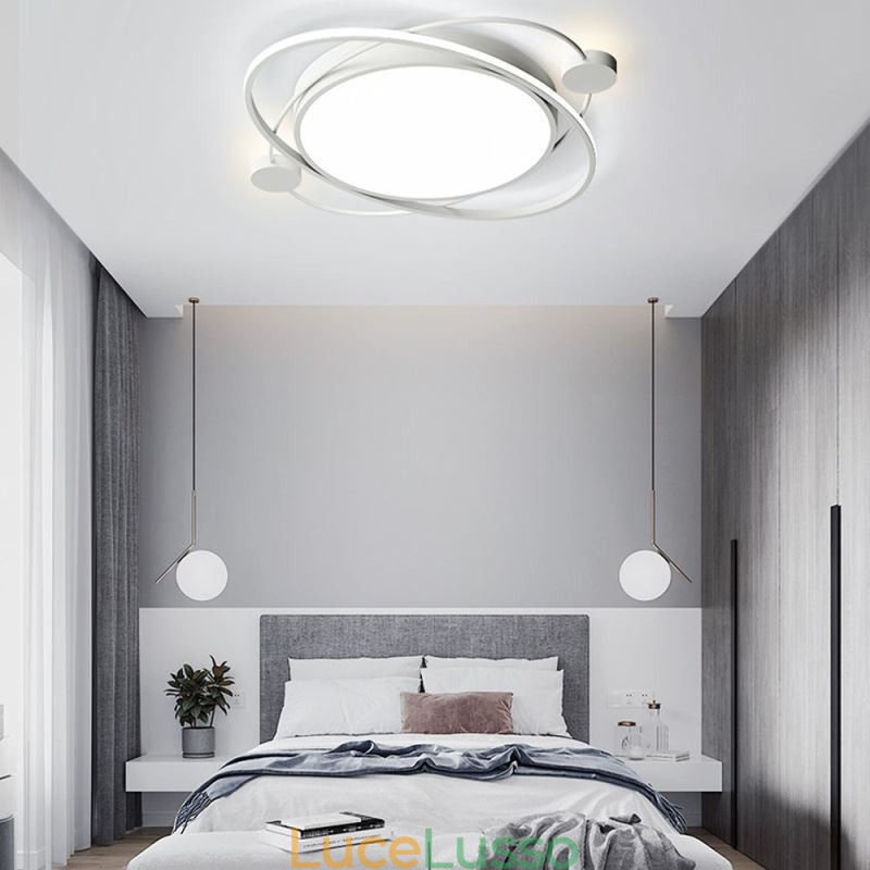 Lampada da soffitto moderna Planet Plafoniera a filo