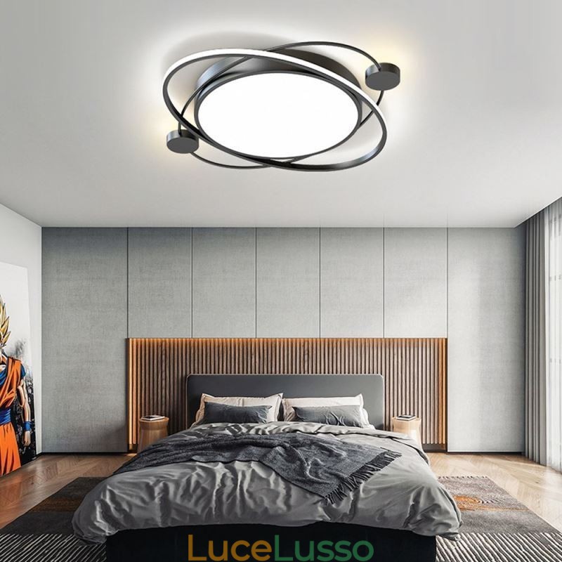 Lampada da soffitto moderna Planet Plafoniera a filo