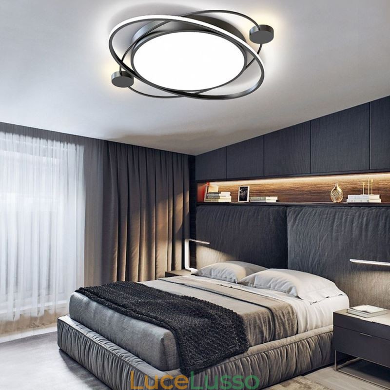 Lampada da soffitto moderna Planet Plafoniera a filo