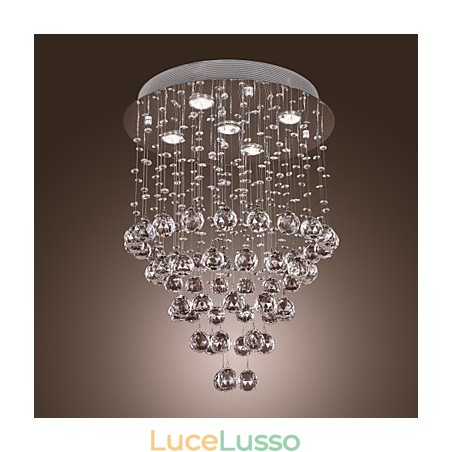 Lampadario di cristallo con 5 luci Design (K9 Crystal) Lampadario di cristallo con 5 luci Design (K9 Crystal)