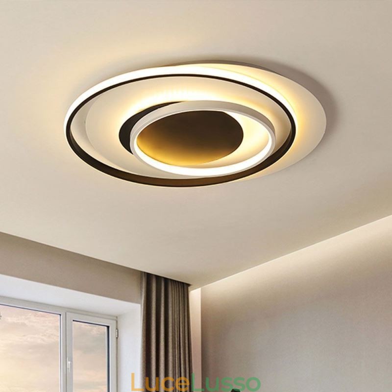 Plafoniera rotonda irregolare da soffitto