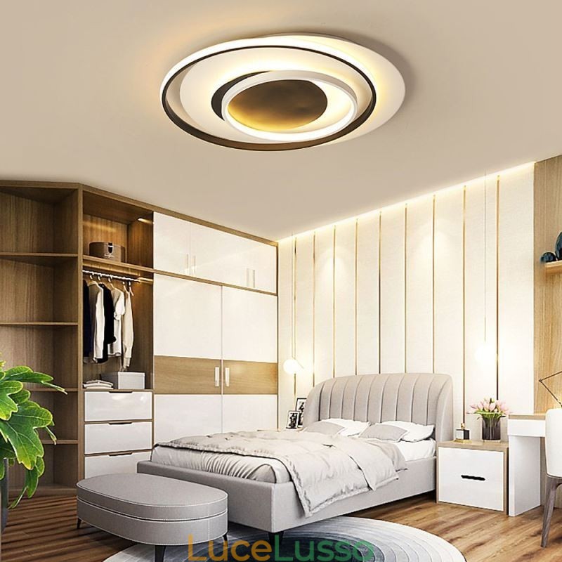 Plafoniera rotonda irregolare da soffitto